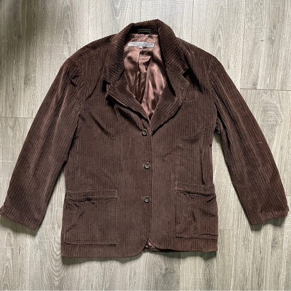 Le Collezioni Structure brown corduroy blazer Men’s small - Picture 1 of 6